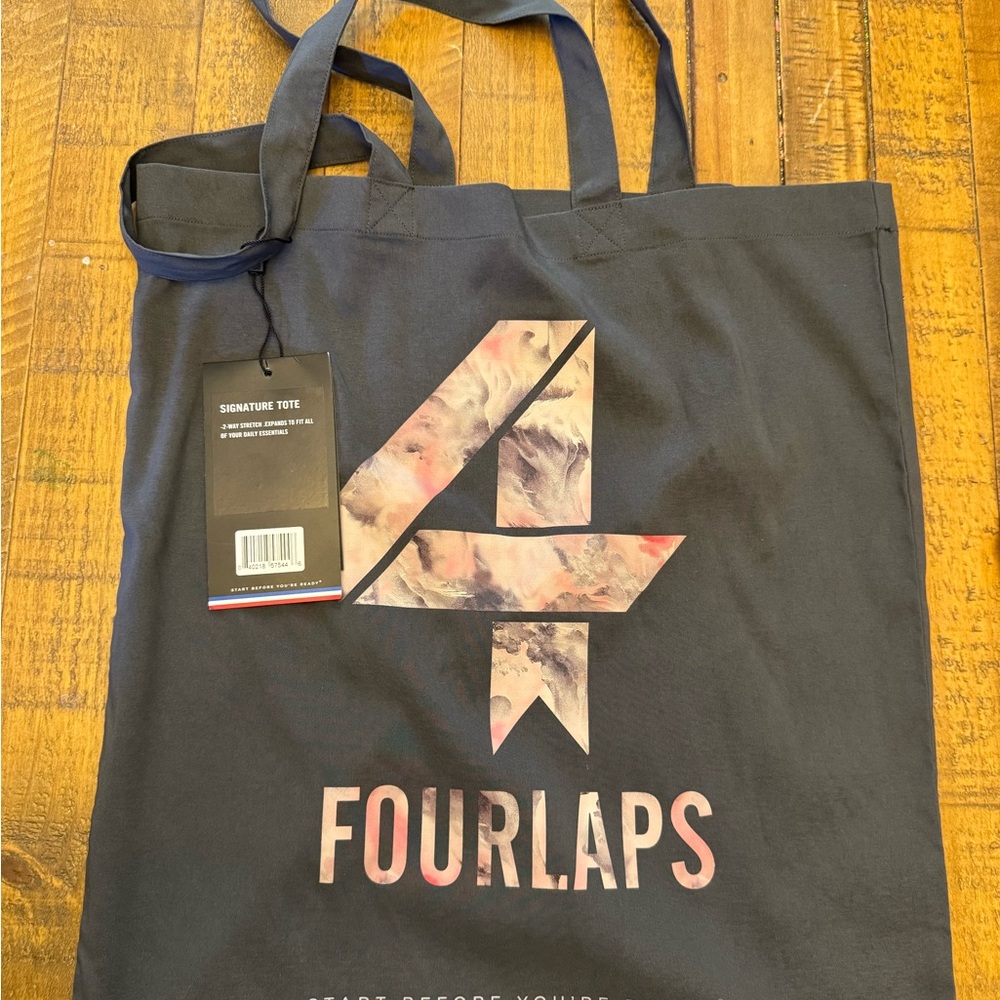 FourLaps Signature Tote Bag NWT